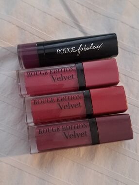 BOURJOIS Rouge Edition Velvet Liquid Lipstick - Plum/Pink Shades